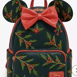 Mickey Mouse Holidays Mini Backpack, With Matching Wallet. W