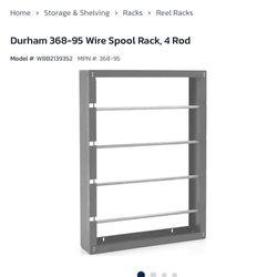 Wire dispensing rack