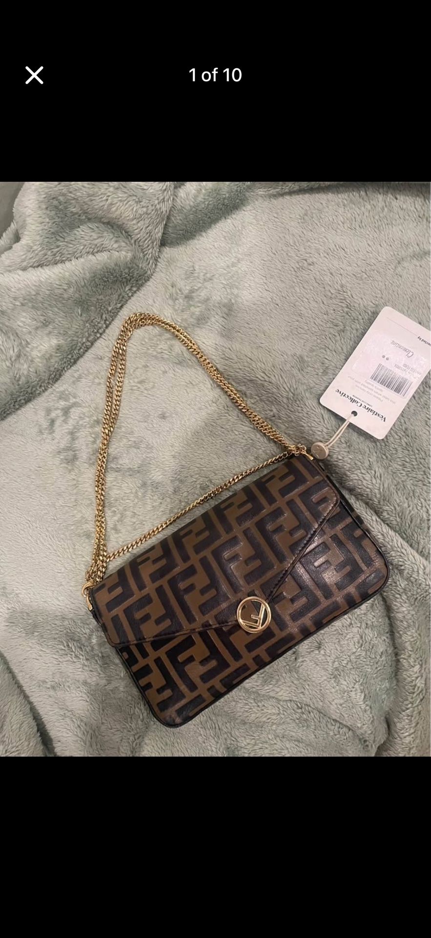 Authentic fendi shoulder bag