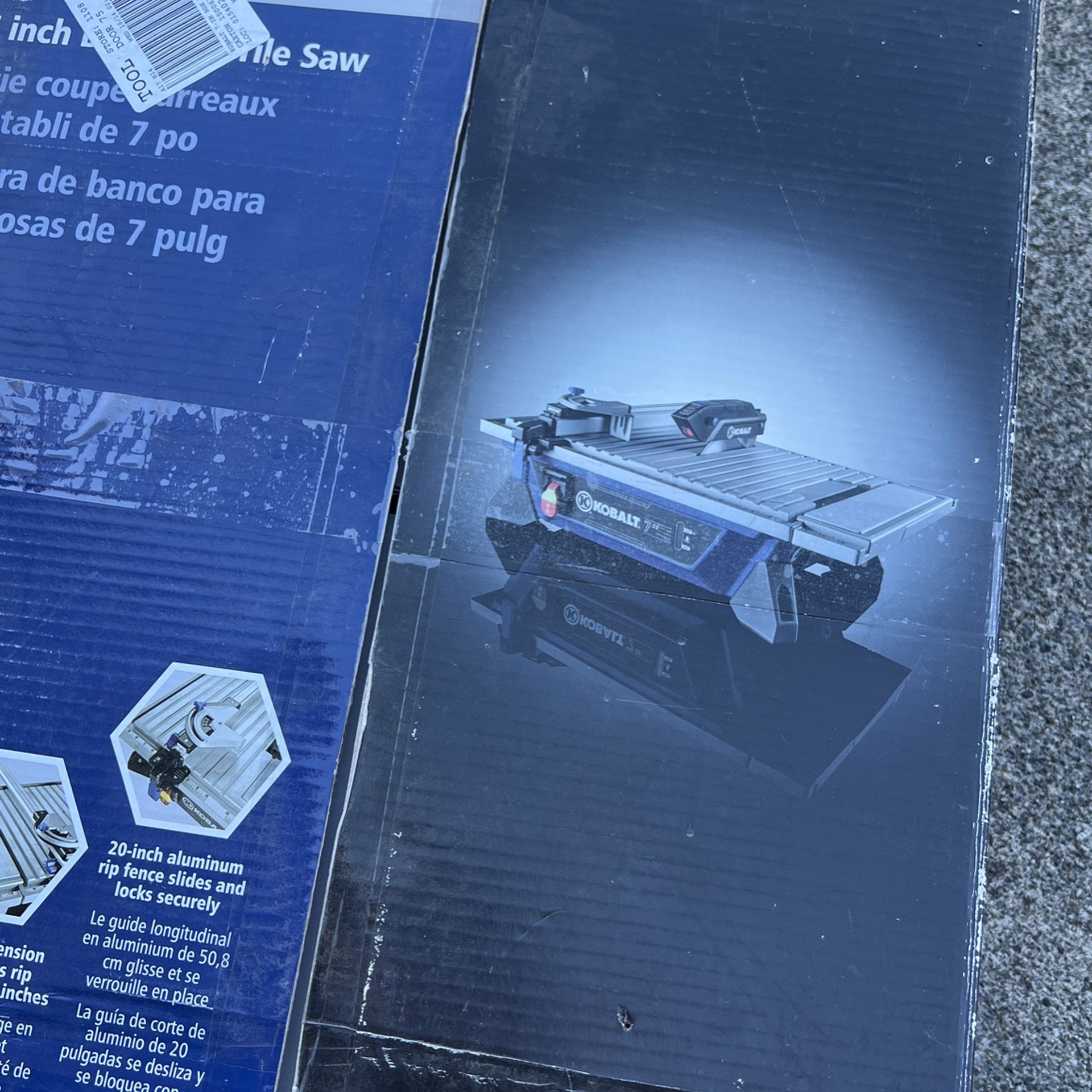 Tile Saw Kobalt 7 Inch Benchtop