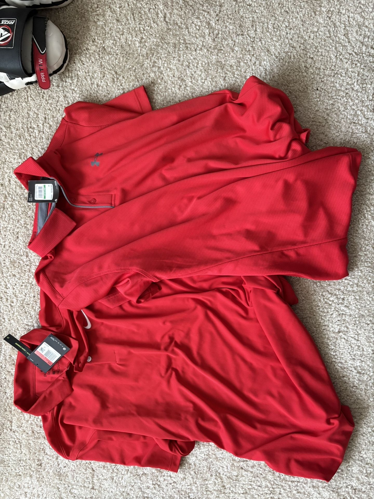 Nike and Under Armor Shirts Large NEW
