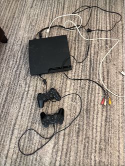 Sony PS3 game console with games