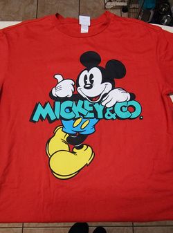 Vintage Mickey & Co. Red Graphic T-Shirt XL