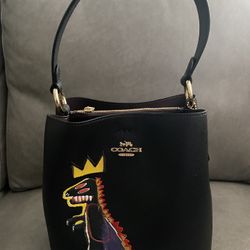 Coach X Jean Michel Basquiat Small Town Bucket Bag