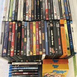 Bulk Collection of DVD Movies Media