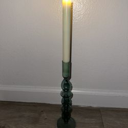 Colorful Glass Candle Holders