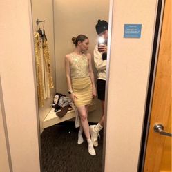 Nude Tight Fitting Skirt (Nordstrom rRack) 