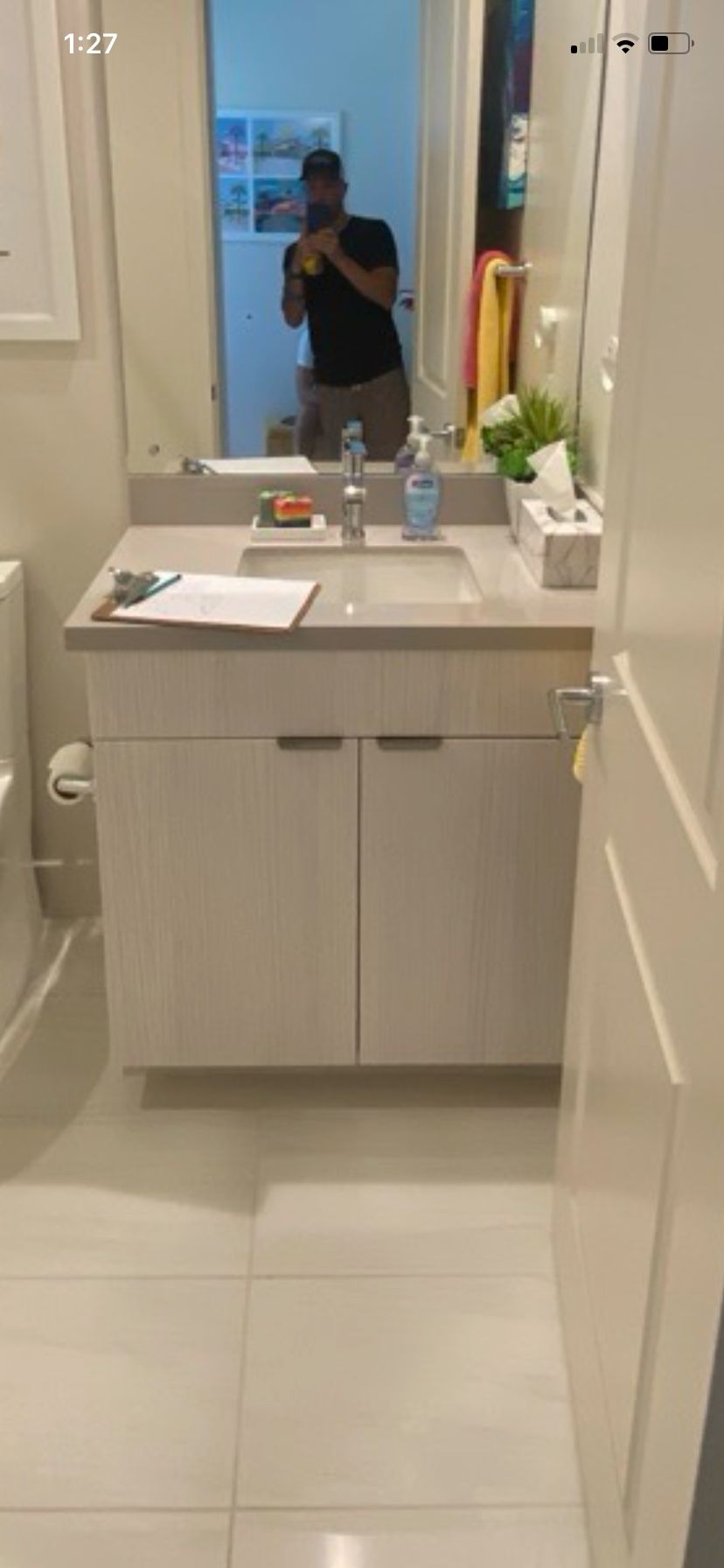 Bathroom Vanity With Koehler Under Mount Sink 