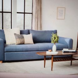 Nordby Lull Blue Sleeper Sofa