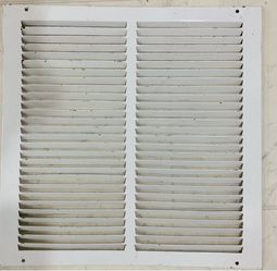 White HVAC Return Air Vent Cover 16 x 16