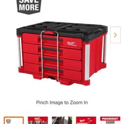 Milwaukee
PACKOUT 22 in. Modular 4-Drawer Tool Box