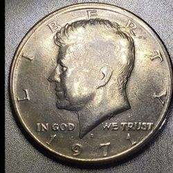 1971 jfk error half dollar 
