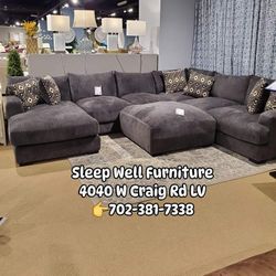 🙋‍♂️XL Cloud Sectional,  👉 Furniture Queen Bedroom, Bunk Beds, Dining Table Sets Avail 