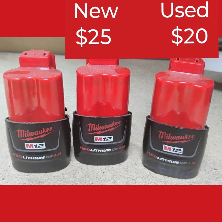 Milwaukee M12 Battery 1.5