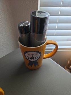 Mary Kay Men's Shaving Foam And After Shve #1 Dad Coffee Cup