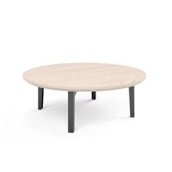 Floyd Round Coffee Table – Birch & Black