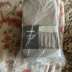 Brand New Full Size ruffled bed skirt