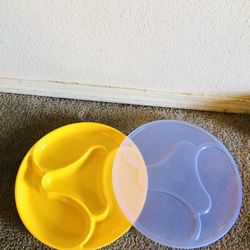 Divided Snacks Box With Lid