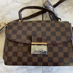 New Louis Vuitton Damier ebene Croisette Crossbody Shoulder Bag Purse