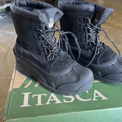 Men’s  black Snow boots