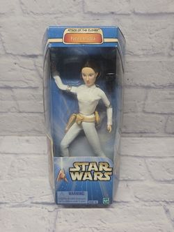 Vintage Star Wars Padme Amidala 12" Figure Attack of the Clones 2002 Hasbro
