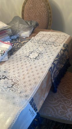 Lace Cut Table Runner