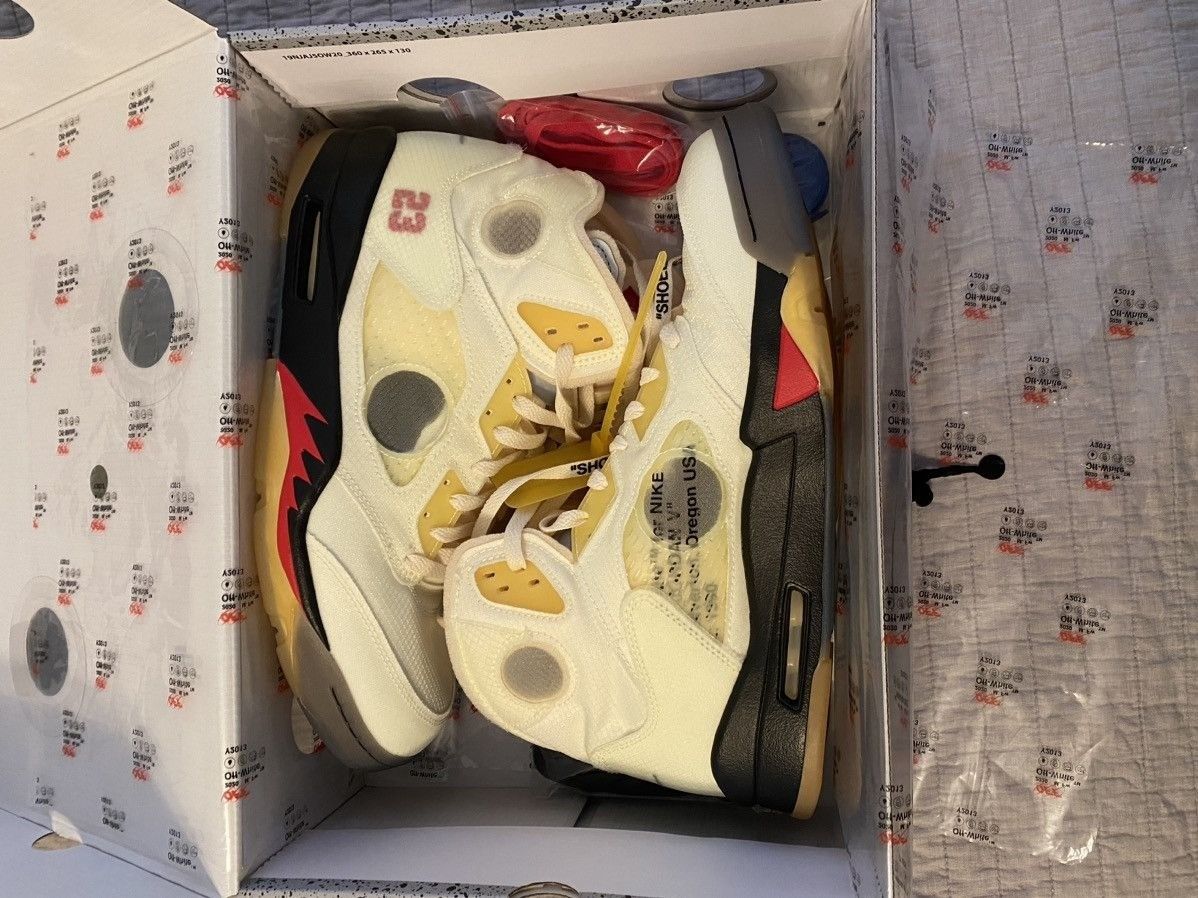 Nike X Off-White Air Jordan 5 Sai