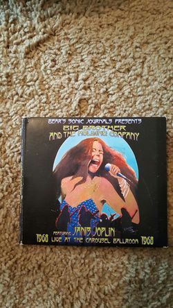 Bear's Sonic Journals Presents Big Brother And The Holding Company Featuring Janis Joplin 1968 Live At The Carousel Ballroom