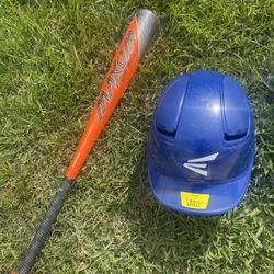 Helmet And bat