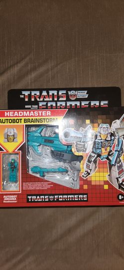 Transformers G1 Headmasters Brainstorm Reissue