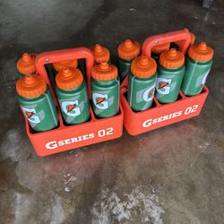 2 sets of gatorade bottles