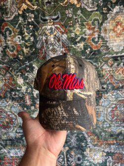 Vintage Ole Miss Camo SnapBack