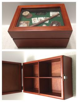 ⚾ Baseball Memorabilia Box ⚾ Holds Up To 500 Baseball Cards - Cedar *NEW*