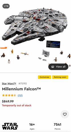 Retired UCS Millennium Falcon