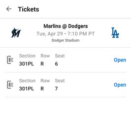 Dodgers Tickets 