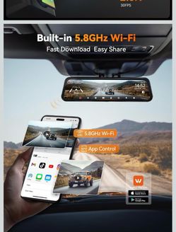 Wolfbox 900 Tri Pro dash camera Brand new