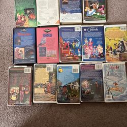 VHS Walt Disney movies
