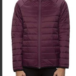 

686 Women's Thermal Puff Hooded Jacket - Plum, Medium