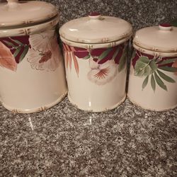 Beautiful Canister Set Big With Seal, Almacen Contenedor Para Cocina