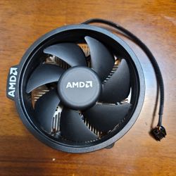  AMD Wraith Stealth Socket AM4 4-Pin Connector CPU Cooler with Aluminum Heatsink & 3.93-Inch Fan (Slim)