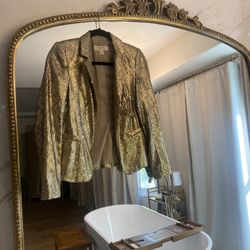 Gold Sequin Michael Kors Blazer