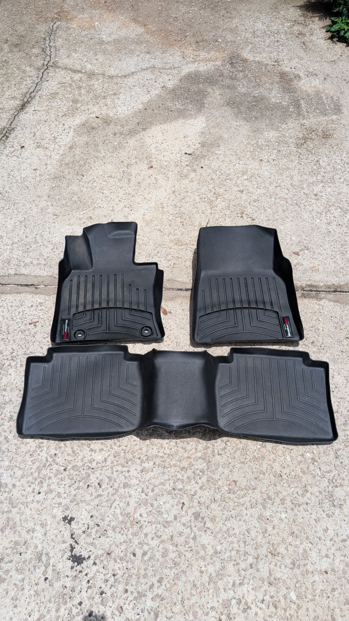 2018-24 Toyota Camry Weathertech Floor mats. Row1 & Row2