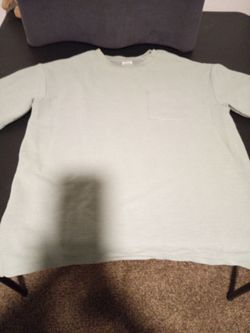 Light green boys tshirt size L 10/12 $3