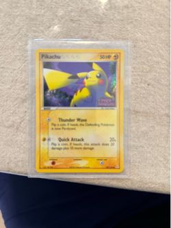 Pikachu 78/110 Holon Phantoms Reverse Holo Stamped