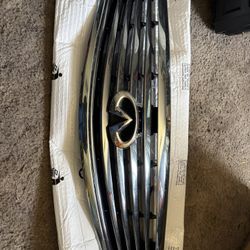 OEM Infiniti G37 Front Grille w/ Emblem