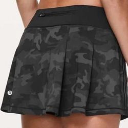 Lululemon Pace Rival Skirt Heritage 365 Camo Deep Coal