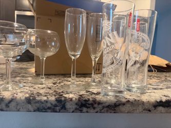 8 Glass Cups – 4 Sets
