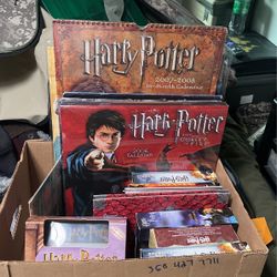 Collection Of New Un Opened Vintage Harry Potter Calendars 