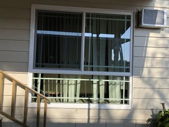 Windows and sliding glass door
