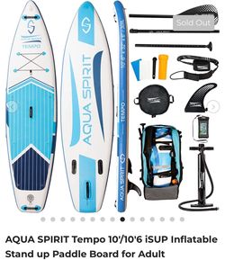 Aqua Spirit Tempo 10'6" iSUP-set of 2
